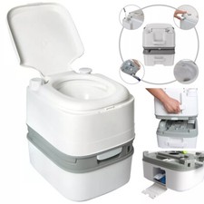 Mobile campingtoilette 24l mit - campingtoilette,