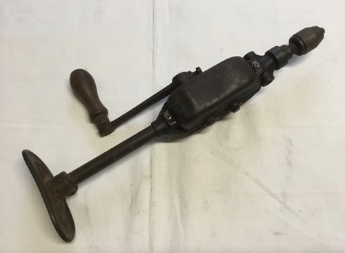 Alte handbohrmaschine mit - alte,