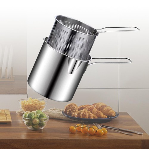 Edelstahl friteuse topf mit - edelstahl,