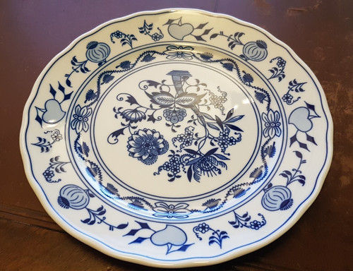 Zwiebelmuster teller flach - zwiebelmuster,
