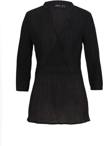 Bluse mit smock - smock-einsatz, in
