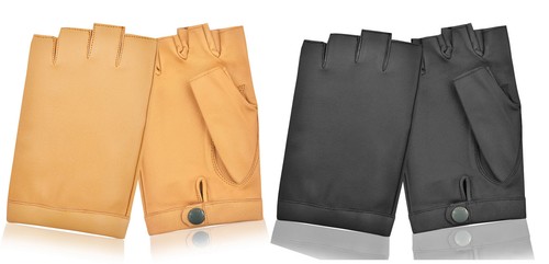 Leder fingerlose - leder,