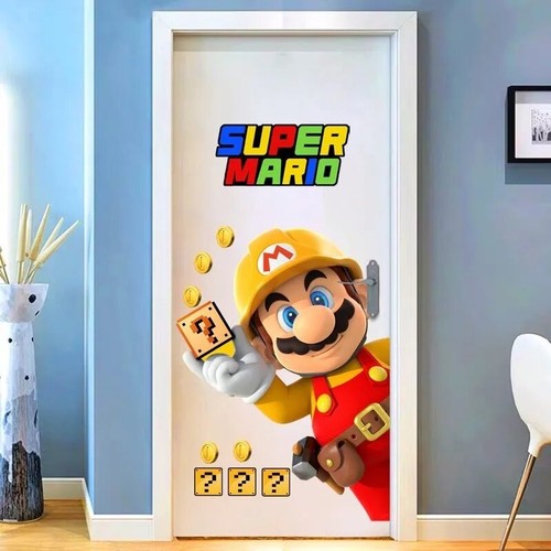 Super mario wandtattoo - super,