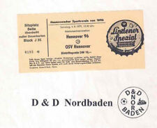 Ticket / Eintrittskarte   79/80   2. Liga   Hannover 96 - OSV Hannover