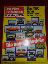 Auto-Katalog Auto Modelle 1974 Nr.17