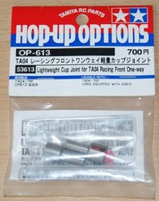 Tamiya 53613 Lightweight Cup Joint für TA04 Racing Front One-Way (TA-04), Neu in Verpackung