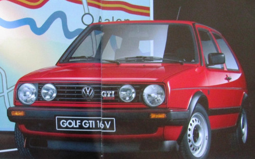Prospekt golf gti 16 - prospekt, vw