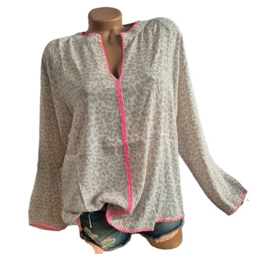 Zwillingsherz bluse oversize - bluse,