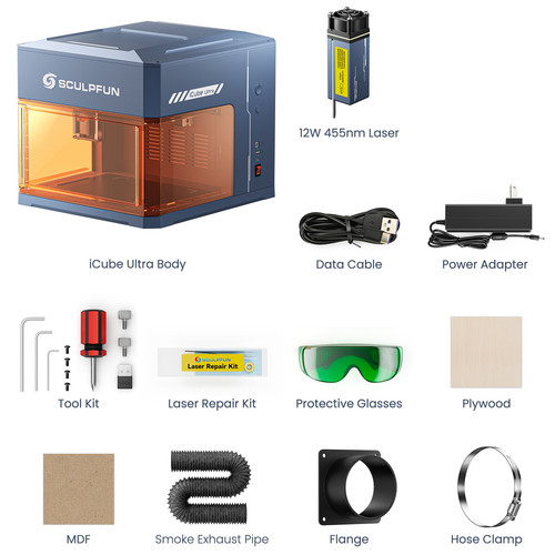 Sculpfun ultra 12w laser - ,