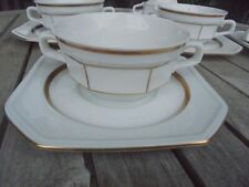 Gallo Lombardia Medici 5 Suppentassen mit UT, eine Servierplatte - 11 Teile