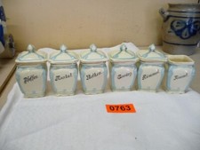 0763.Alte Keramik Vorratsdosen