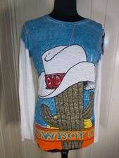 TOP T-Shirt Baumwolle Langarm