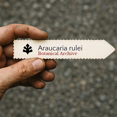 Araucaria rulei rule - araucaria, |