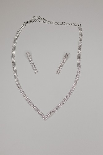 Schmuck set strass collier - set,