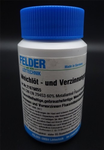 250g felder weichlöt und - 250g,