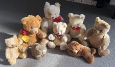 Lot 8 VTG Steiff Teddy Bears