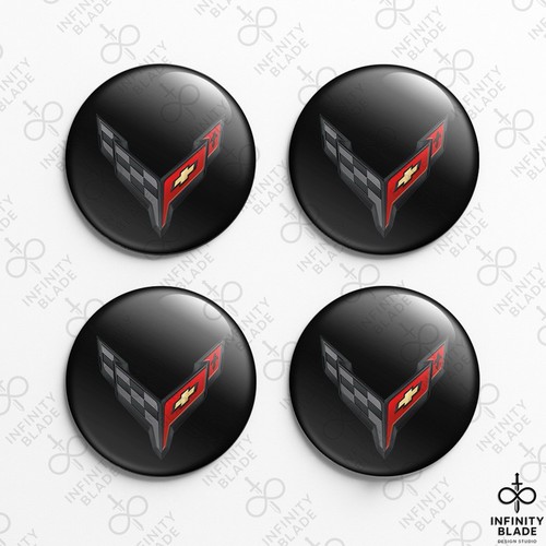 Corvette emblem - 4x,