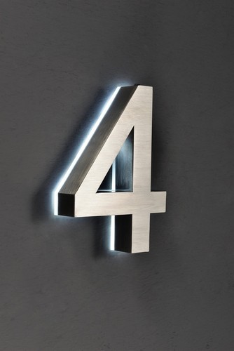 Led hausnummer in 3d - ,