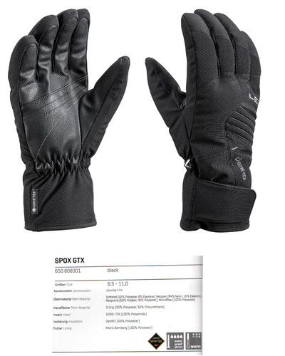 Leki spox gtx - leki, schwarz