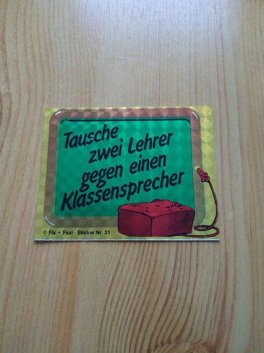 Sticker fix und foxi 31 - sticker,