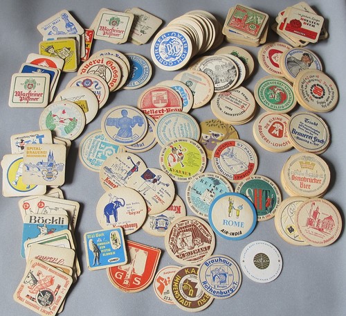 Konvolut alte bierdeckel - konvolut,