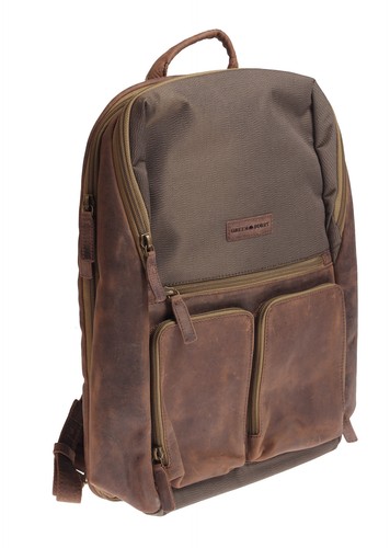 Greenburry leder lederrucksack - leder,