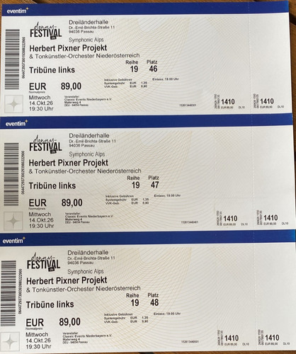 Tickets herbert pixner - 3,