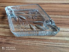 Aschenbecher, DDR, Bleikristall, 16 cm