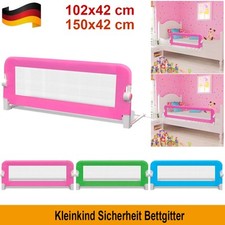 150x42cm Kleinkind Bettschutzgitter Bettgitter Schutzgitter für Kinderbett TOP