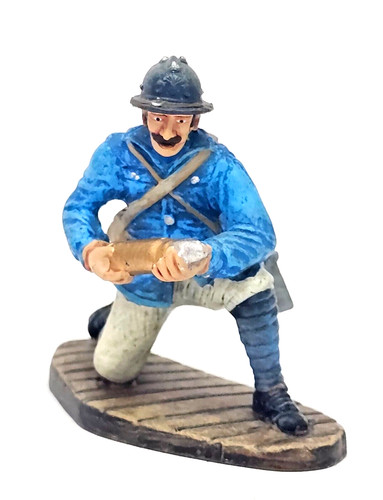 Zinnsoldat artillerist mit - zinnsoldat,