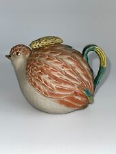 Antike Teekanne Japan Meiji Banko Period  Quail Bird Teapot Japanese .