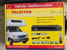 Mobile Camping SAT-Anlage, mit Receiver, 10m Kabel im Koffer