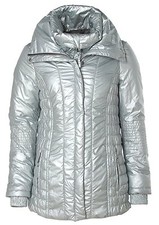 B.C. Best Connections Damen Steppmantel Stepp Winterjacke Jacke Silber 40 X0122