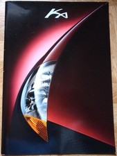 FORD KA, früher Prospekt 1996, + 2 Aufkleber, TOP !