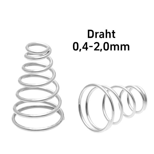 Druckfeder konische kegel - druckfeder,,