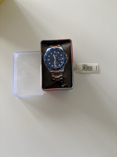 Fossil herren armbanduhr - fossil, gold