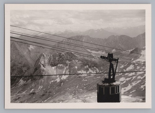 Gondel zur zuspitze 1954 - zuspitze,