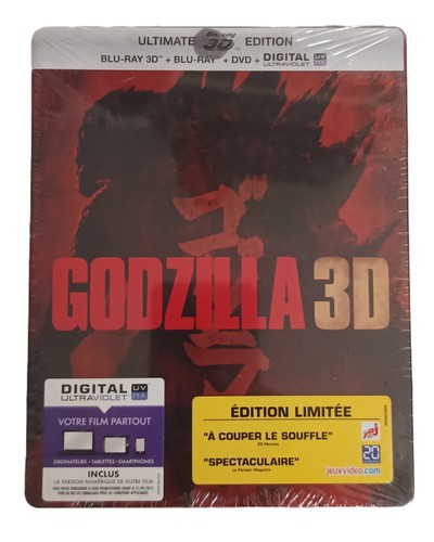 Godzilla steelbook ultimate - godzilla, 3d