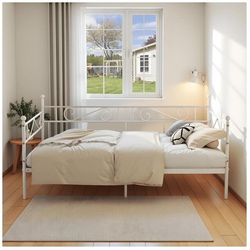 Tagesbett metallbett 90x200cm - metallbett,