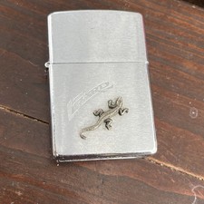 Zippo Benzin Feuerzeug Lizard Special Edition Echse - Silber - Original - Top