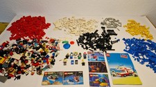 Lego gemischte Kiste: Bausteine - Grundplatten - Anleitungen - Figuren