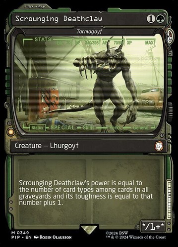 Mtg tarmogoyf 349 - mtg,