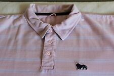 Lonsdale Poloshirt Herren rosa weiß Kurzarm Größe XL