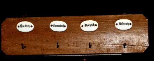 Alter handtuchhalter aus holz - alter,