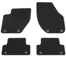 Fußmatten Set für Volvo V40 2012-2019 Autoteppiche mit 100% Passform Schwarz