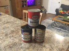 Vintage Lot Of 3 Esso Motor