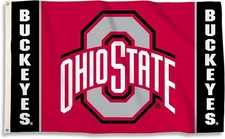 Ohio state buckeyes flag - state, 3x5