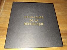 Frankreich Set Les valeurs de la republique Gedenkmünzen Silber 2013 5 25 Euro