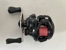 Multirolle Angelrolle Shimano Scorpion 71XG Incl.  Schnur  + Neoprenhülle Gebr.