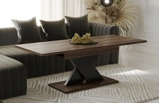 TOP Couchtisch Ilo 110-140 cm erweiterbar Säulentisch Wohnzimmertisch